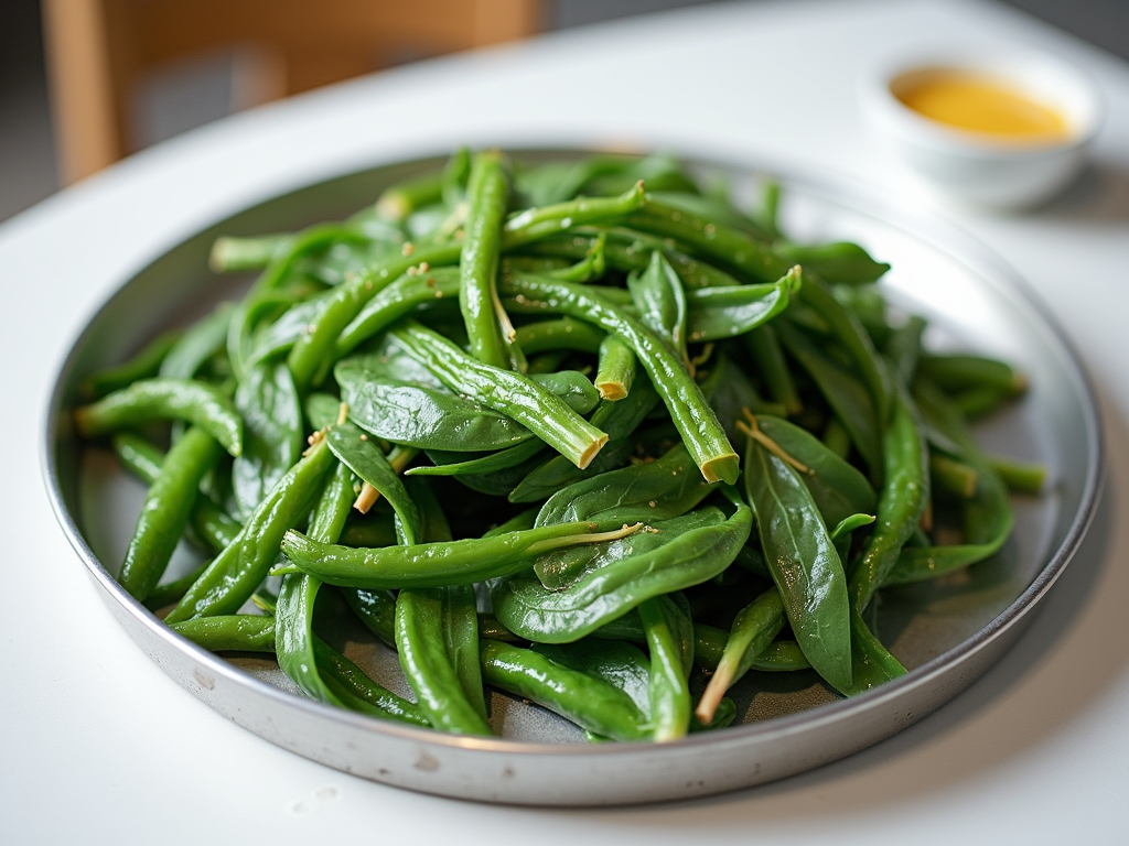 Fresh mustard greens leaves